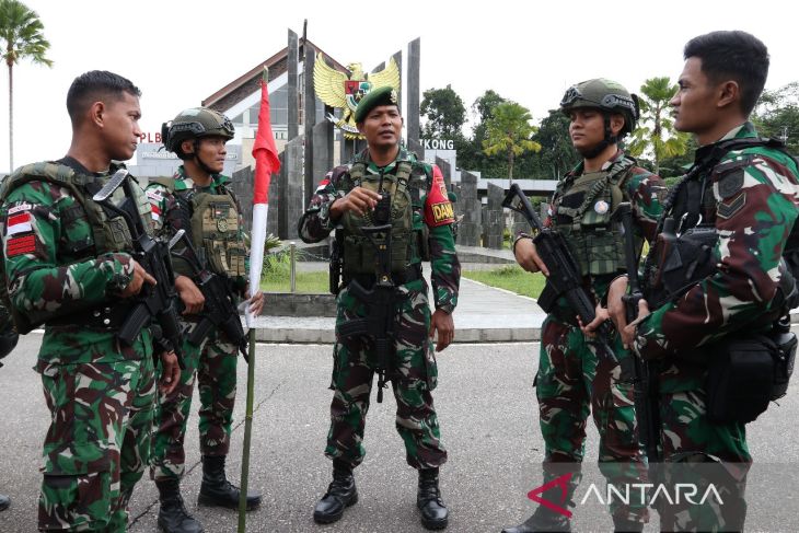 Satgas Pamtas Yonarhanud Kostrad hadir di batas negeri