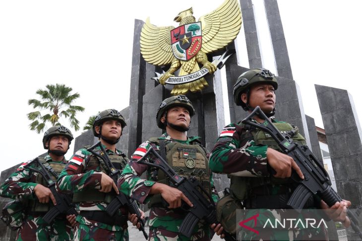 Satgas Pamtas Yonarhanud Kostrad hadir di batas negeri