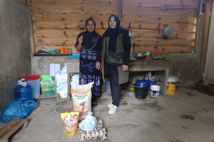 Fatimah, warga Aceh Tengah yang makan labu rebus kurang bantuan beras