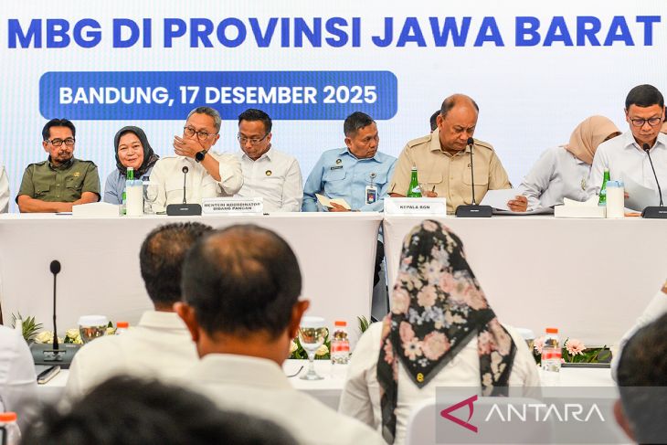 Rapat Koordinasi penyelenggaraan MBG di Jawa Barat