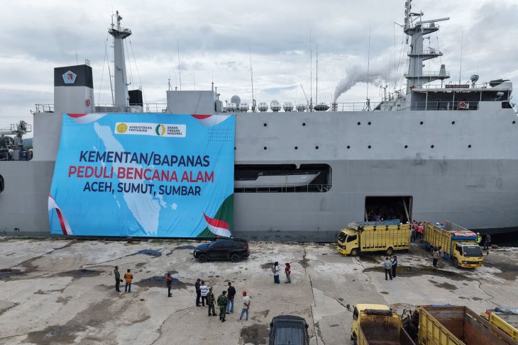 700 ton bantuan Kementan dan Bapanas tiba di Aceh