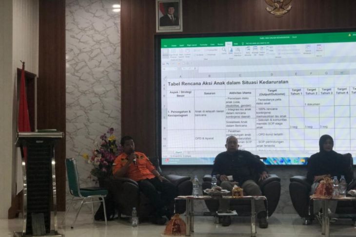 BPBD Sulbar integrasikan perlindungan anak dalam penanggulangan bencana