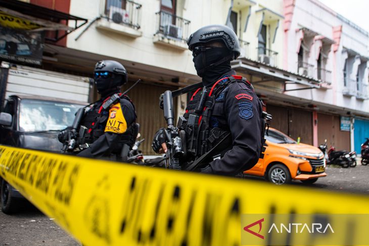 Pengamanan barang mencurigakan di Bandung