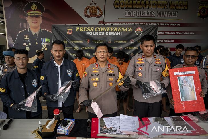 Kasus tindak pidana kekerasan geng motor di Cimahi
