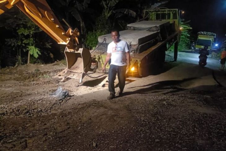 Pemkab Tanjab Timur siaga alat berat di titik macet dukung Nataru