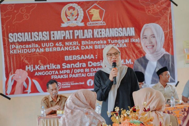 Kartika Sandra Desi sosialisasikan Empat Pilar Kebangsaan di SDN 1 Simpang Bayat Bayung Lencir