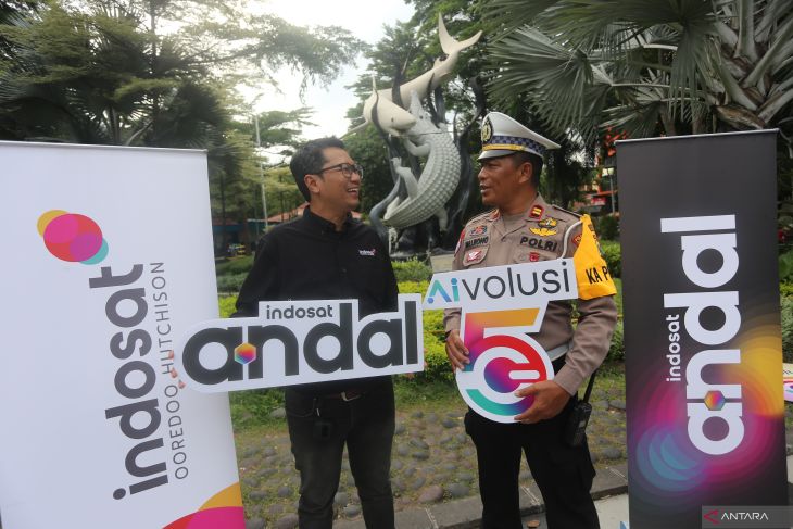 Kunjungan lapangan dan uji jaringan Indosat