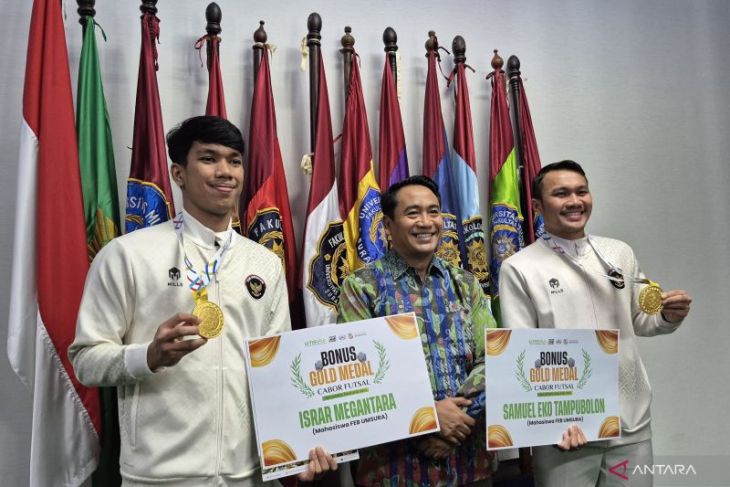 Umsura beri apresiasi dua atlet Timnas Futsal peraih emas SEA Games