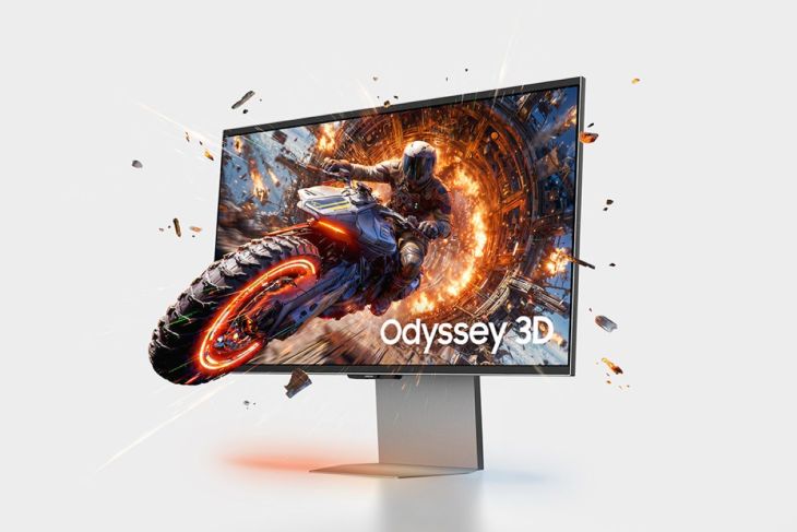 Monitor gaming Samsung Odyssey mengusung layar 3D 6K pertama di dunia