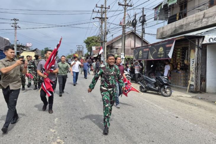 Korem Lilawangsa bubarkan aksi pembawa bendera GAM, sepucuk senjata api diamankan