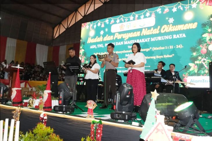 PT Maruwai Coal dukung perayaan natal Oikumene Murung Raya 2025
