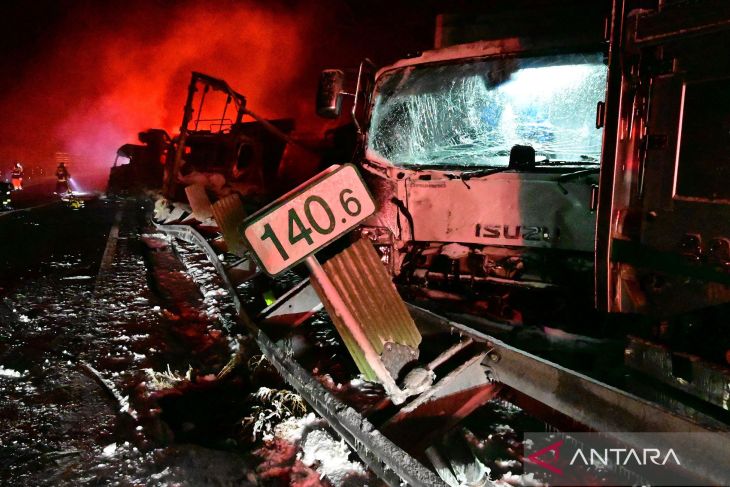 Tabrakan beruntun di Jepang libatkan 50 kendaraan, dua orang tewas