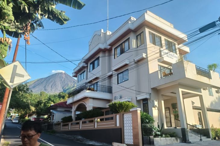 Pos PGA rekam 132 kali gempa embusan Gunung Karangetang