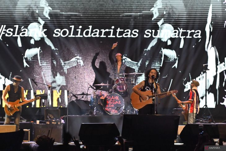 Konser amal Hey 42th Slank, solidaritas untuk Sumatra
