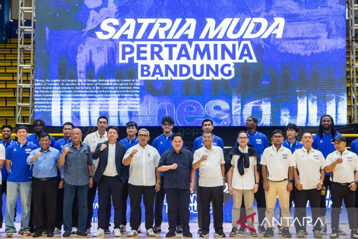 Peluncuran tim dan jersei Satria Muda Pertamina Bandung