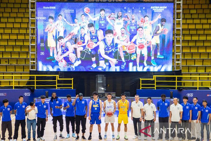 Peluncuran tim dan jersei Satria Muda Pertamina Bandung