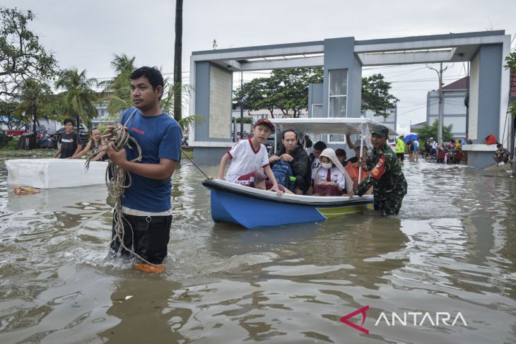 Banjir rendam permukiman di Kabupaten Tangerang
