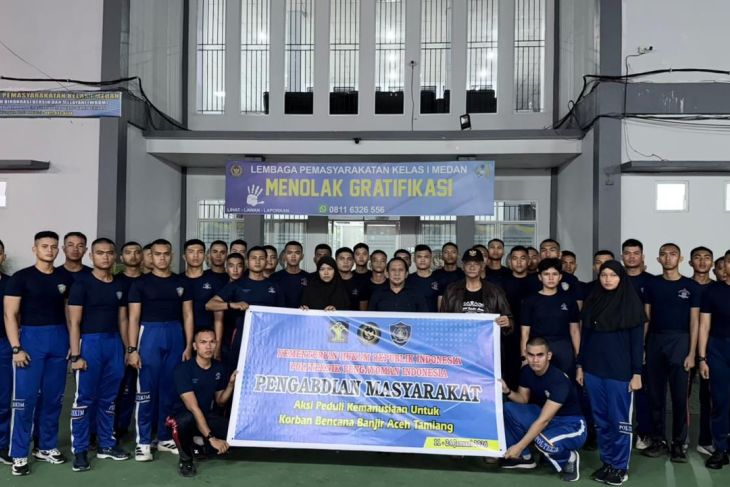 Kemenkum turunkan 119 taruna Poltekpin ke lokasi bencana Aceh sasar Lapas dan sekolah