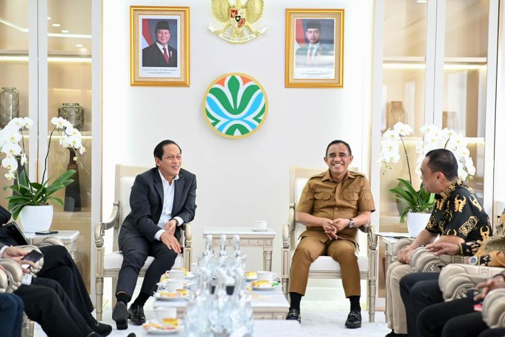 Anwar Hafid bertemu Menteri LH bahas tambang ilegal