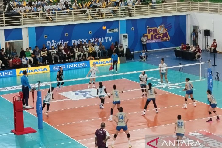 Jakarta Electric kalahkan Bandung BJB lewat duel seru