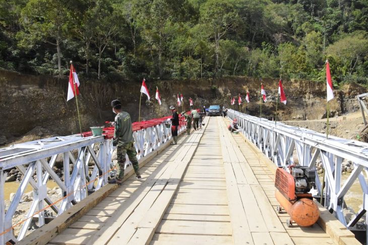 Jembatan rampung, 16 desa di Aceh Tengah kembali terakses