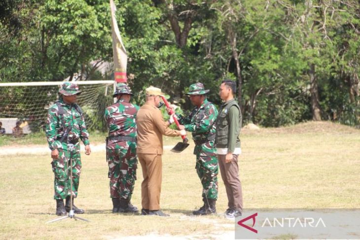 Kegiatan TMMD ke-127 di Desa Penutuk Bangka Selatan fokus bangun infrastruktur jalan