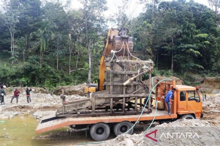 Polres Nagan Raya tertibkan aktivitas tambang emas ilegal