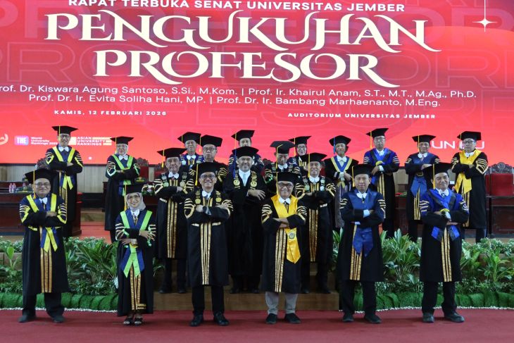 Tambah empat guru besar, Universitas Jember miliki 101 profesor