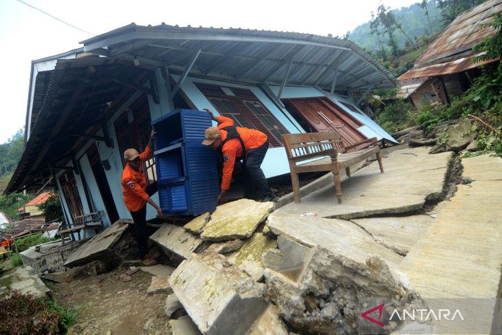 Tanah bergerak, "sinkhole", dan "creeping" sebagai alarm