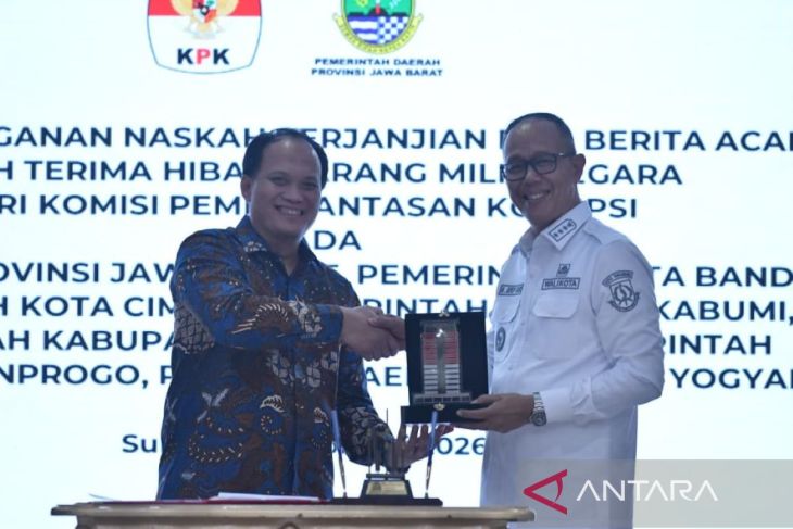 Pemkot Sukabumi kelola 15 bidang tanah hibah dari KPK