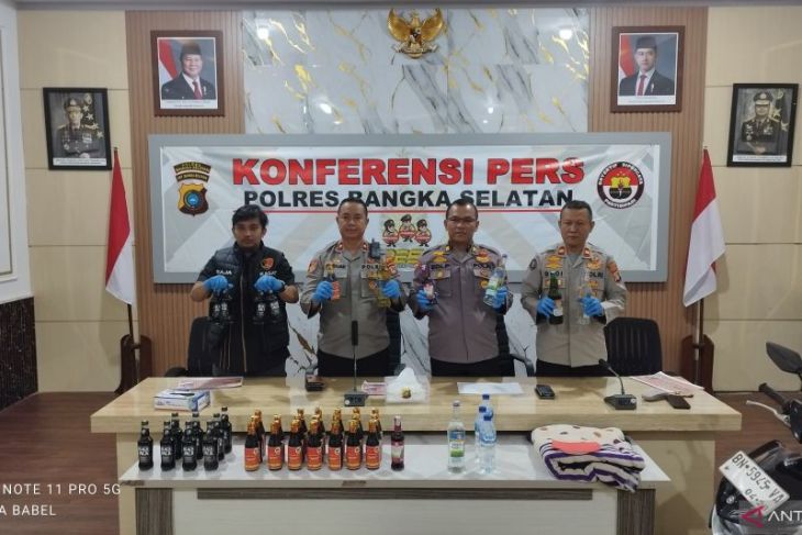 Polres Bangka Selatan ungkap 8 kasus selama operasi pekat 2026