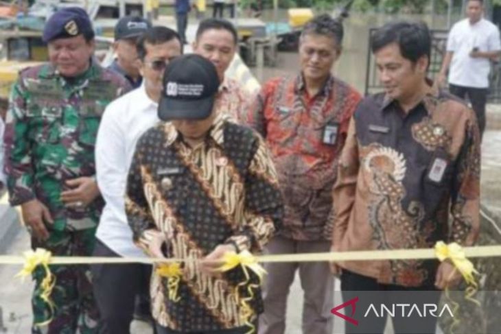Pemkab Bangka Tengah rampungkan pembangunan dermaga nelayan di Sungaiselan