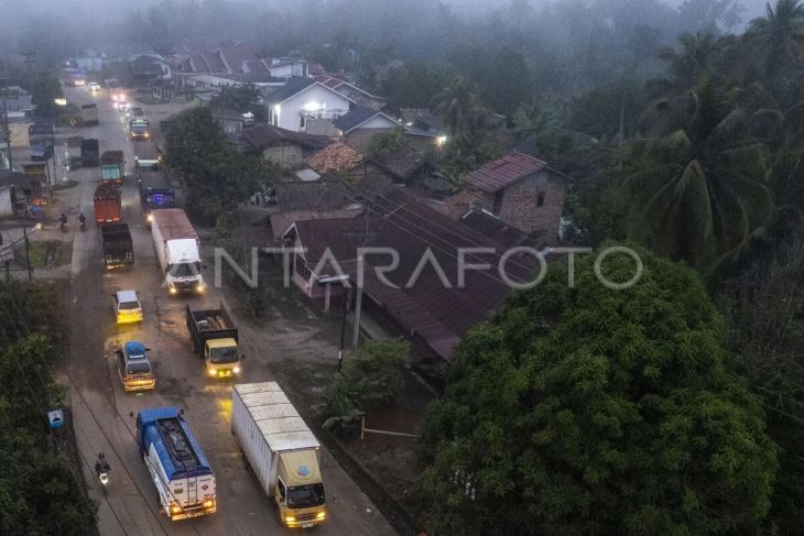 Jalur mudik rawan macet di Jambi