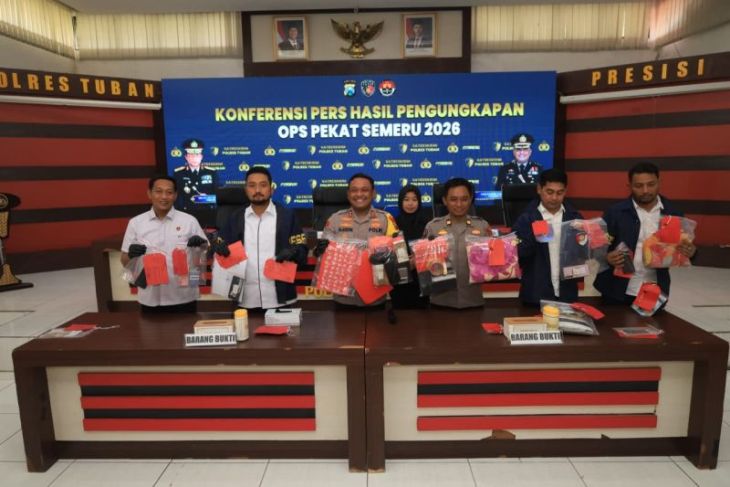 Polres Tuban ungkap 55 kasus menonjol selama operasi Pekat