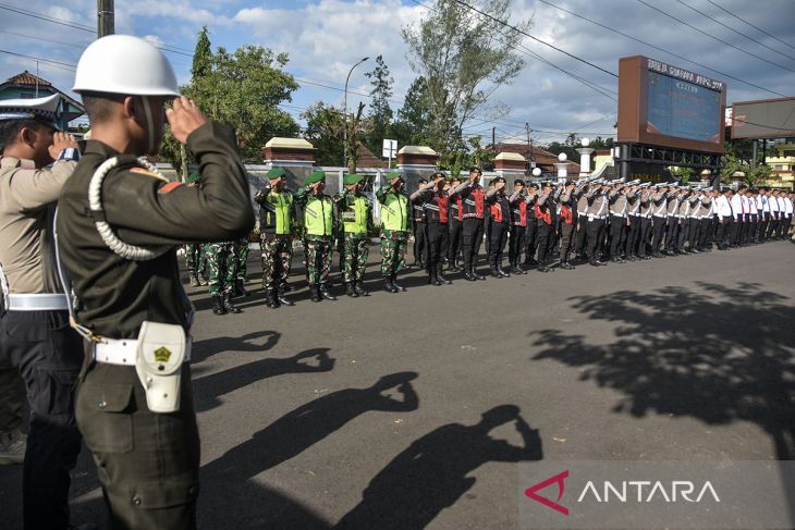 Apel gelar pasukan operasi ketupat Lodaya di Ciamis