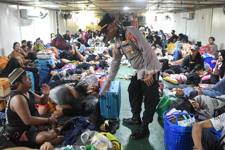 Arus mudik lebaran di Pelabuhan Samarinda