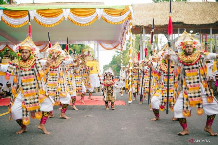 Gianyar tampilkan tari sakral saat upacara Tawur Agung Kesanga pada H-1 Nyepi