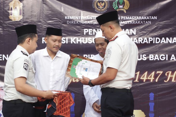 475 orang warga binaan Lapas Kediri dapat remisi Idul Fitri 2026