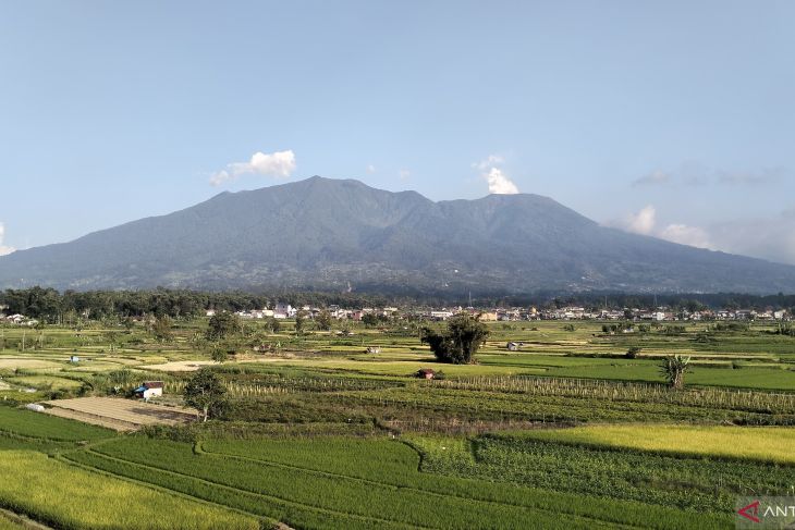 Gunung Marapi Sumbar terus tunjukkan aktivitasnya