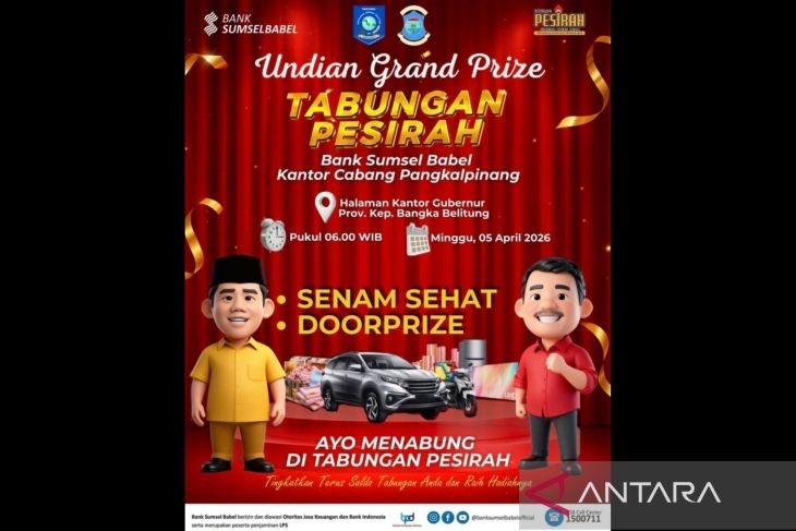 Bank Sumsel Babel gelar Grandprize Tabungan Pesirah