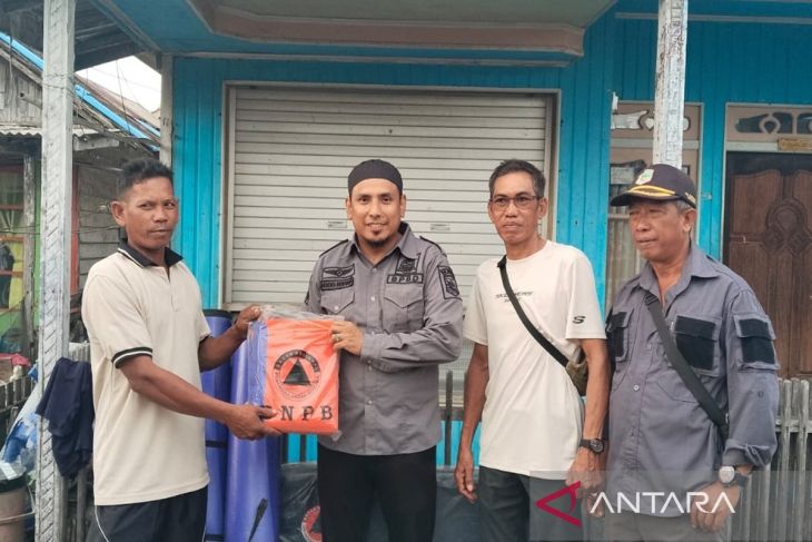 Bupati H Rusli respon cepat bencana alam di Desa Pantai