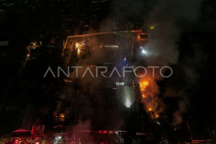 Kebakaran SPBE Cimuning Bekasi