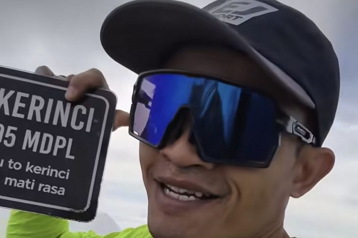 Arief Wismoyono juarai lari lintas alam Kerinci100 di Jambi