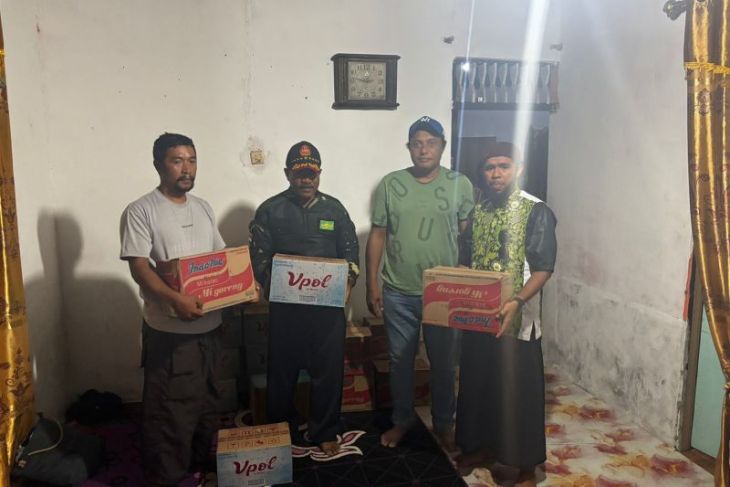 Polres dan NU salurkan bantuan untuk korban di Halteng