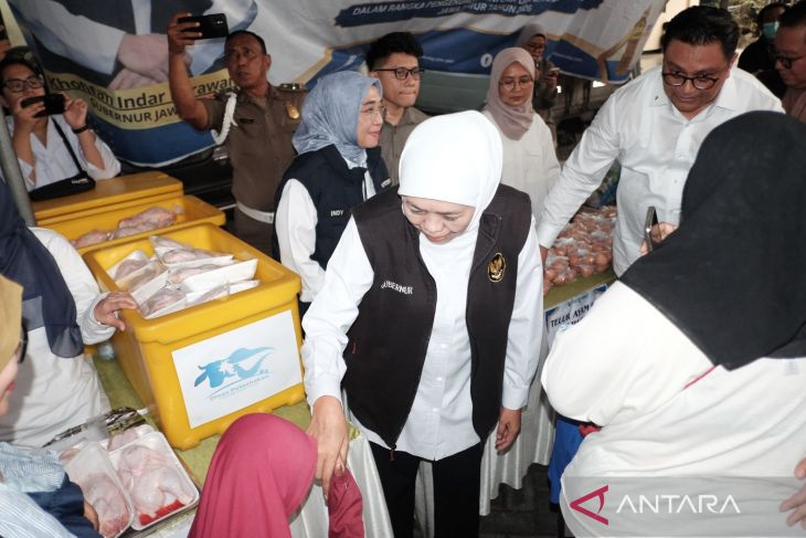 Pemprov Jatim gelar pasar murah di Sidoarjo demi tekan harga pangan