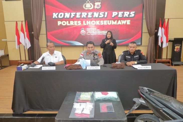 Polres Lhokseumawe buru tiga DPO transaksi 1,5 kg sabu-sabu