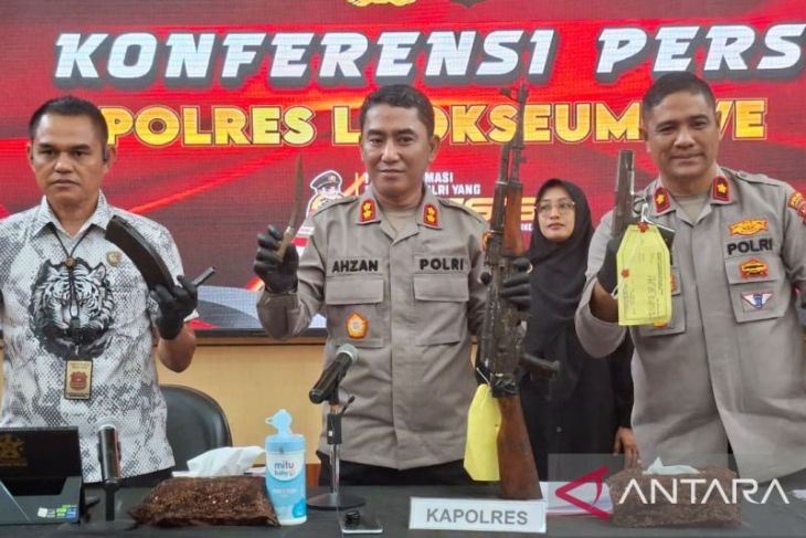 Polisi sita senjata ilegal di Lhokseumawe, ada senapan AK 47