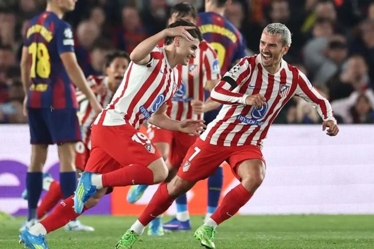 Meski menang dari Atletico, Barcelona gagal ke semifinal Liga Champions