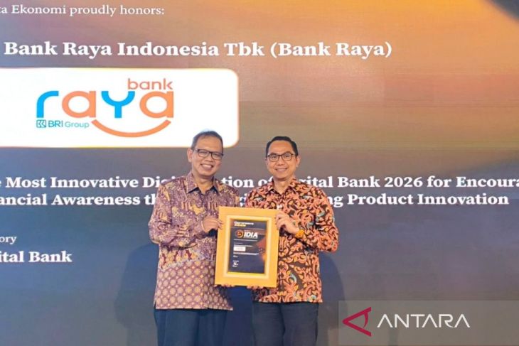 Konsisten dorong inovasi digital perbankan, Bank Raya kembali raih penghargaan Indonesia Digital Innovation Awards 2026