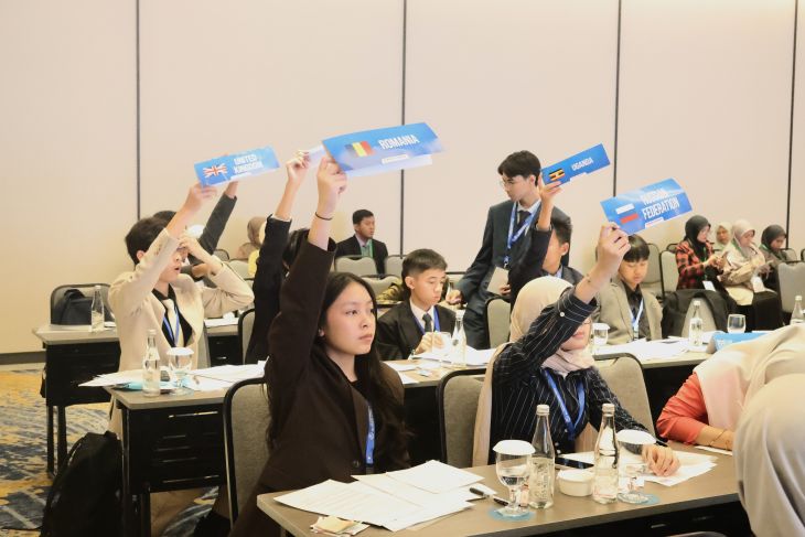 AMUN 2026 latih siswa berpikir kritis dalam simulasi sidang PBB